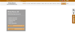 Desktop Screenshot of marcosrealestate.com
